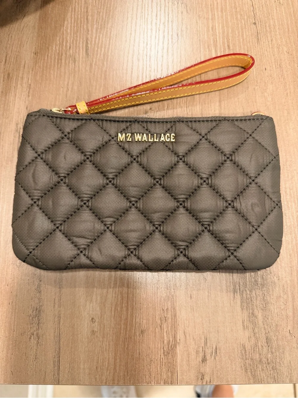 MZ Wallace Flat Metro Wristlet in Magnet NWOT